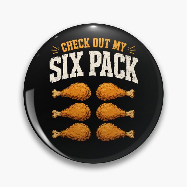 Item preview, Check Out My Six Pack Fried Chicken designed and sold by zoes-ink.