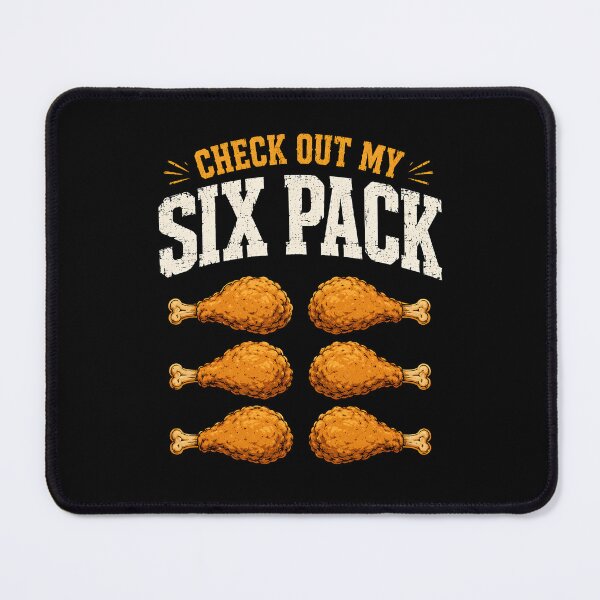 Item preview, Check Out My Six Pack Fried Chicken designed and sold by zoes-ink.