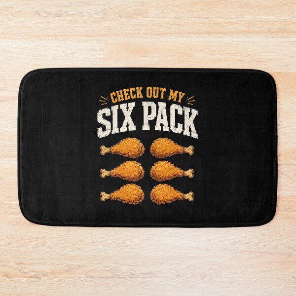 Item preview, Check Out My Six Pack Fried Chicken designed and sold by zoes-ink.
