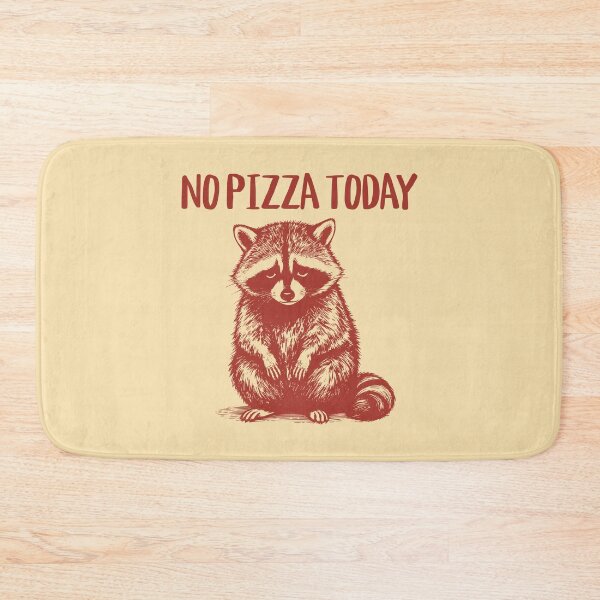Item preview, No Pizza Today Sad Raccoon Funny Foodie Food Lover Humor designed and sold by KLArtzStore.