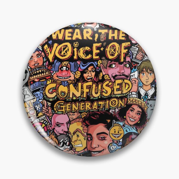 Item preview, Wear The Voice Of Confused Generation Chaotic Pop Art Collage designed and sold by ConfuseLab Alt.