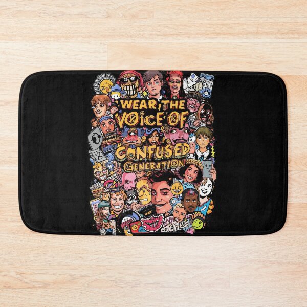 Item preview, Wear The Voice Of Confused Generation Chaotic Pop Art Collage designed and sold by ConfuseLab Alt.
