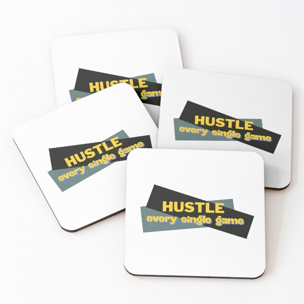 Item preview, Hustle Every Single Game designed and sold by RunningWhiskers.