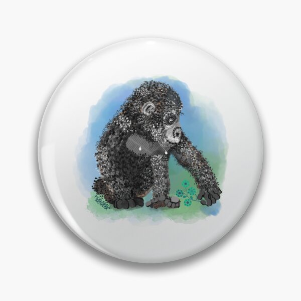 Item preview, Funny Gorilla Pickleball Paddle Sports Art designed and sold by PickleballWeart.