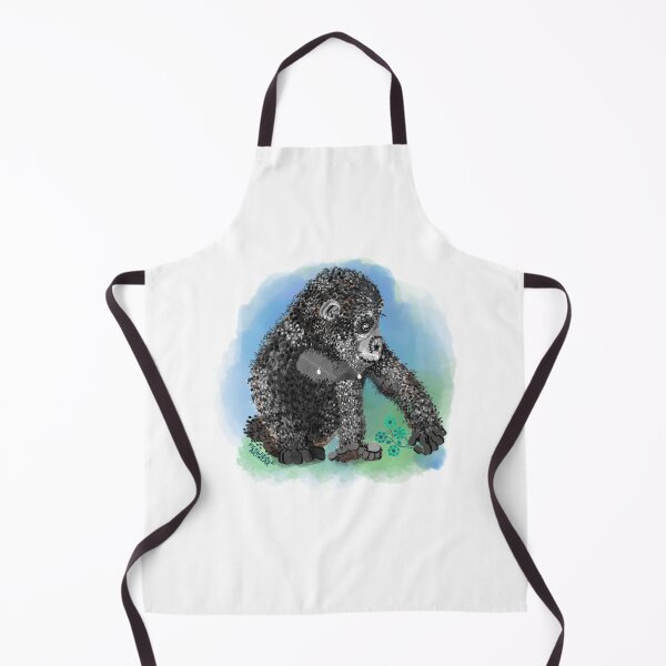 Item preview, Funny Gorilla Pickleball Paddle Sports Art designed and sold by PickleballWeart.