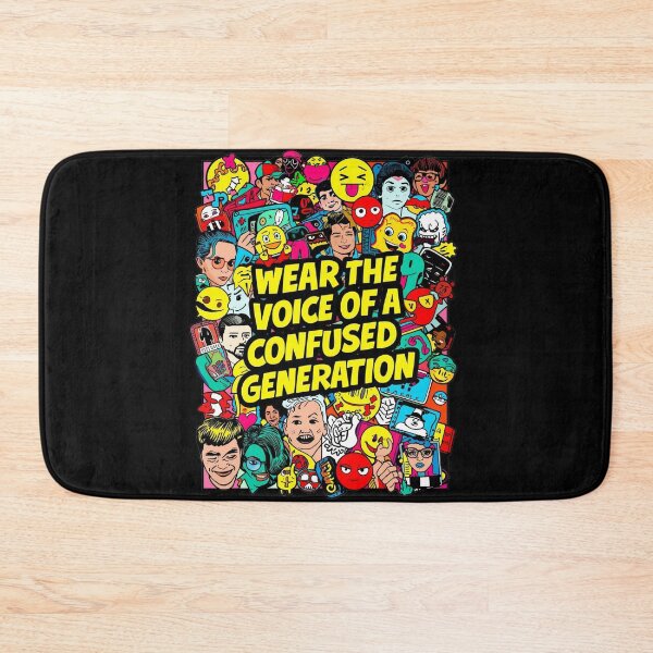 Item preview, Wear The Voice Of Confused Generation Chaotic Pop Art Collage designed and sold by ConfuseLab Alt.