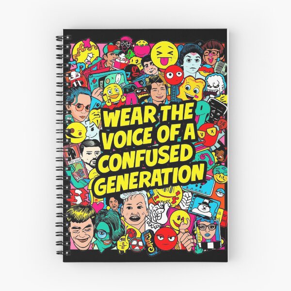 Item preview, Wear The Voice Of Confused Generation Chaotic Pop Art Collage designed and sold by ConfuseLab Alt.