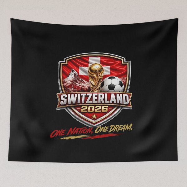 Item preview, Switzerland Football 2026 Fan Crest | Swiss  Supporter Hopp Schwiiz | Switzerland Football Pride | Swiss Soccer Fan Shirt designed and sold by Huddy-clothes.