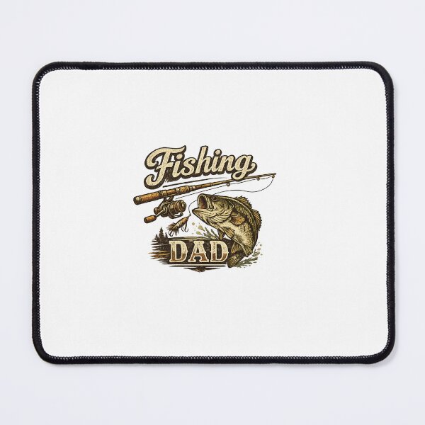 Item preview, Fishing Dad Vintage Angler Design designed and sold by SugarSketch by VanshShristi.