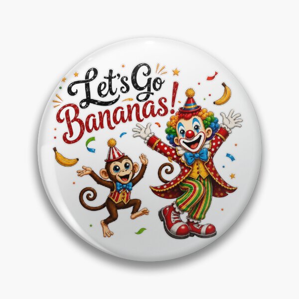 Item preview, Funny Clown Monkey Kids Birthday Party Gift designed and sold by Gentlestate.