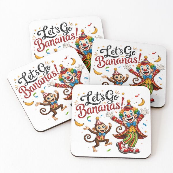 Item preview, Funny Clown Monkey Kids Birthday Party Gift designed and sold by Gentlestate.