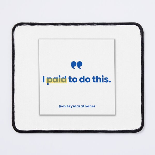 Item preview, I Paid to Do This (Running) designed and sold by RunningWhiskers.