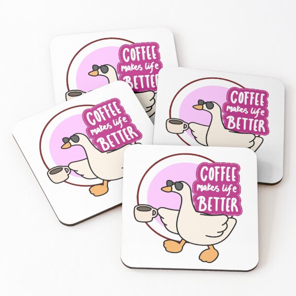 Item preview, Coffee makes life better - cool goose  designed and sold by priyankajustine.