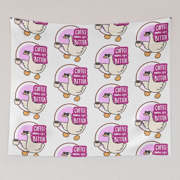 Item preview, Coffee makes life better - cool goose  designed and sold by priyankajustine.