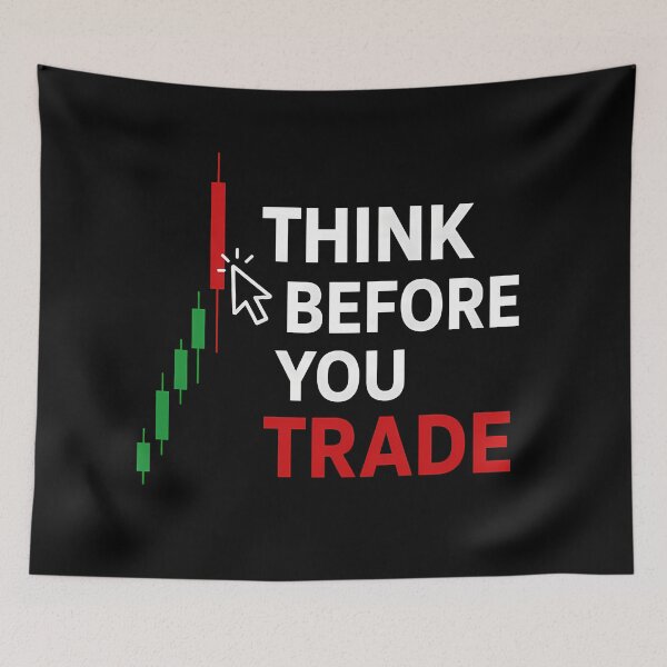 Item preview, Think Before You Trade designed and sold by ManJiangHong.
