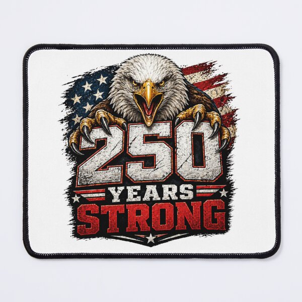 Item preview, 250 Years Strong Patriotic Eagle America 250 designed and sold by BestKindStudio.