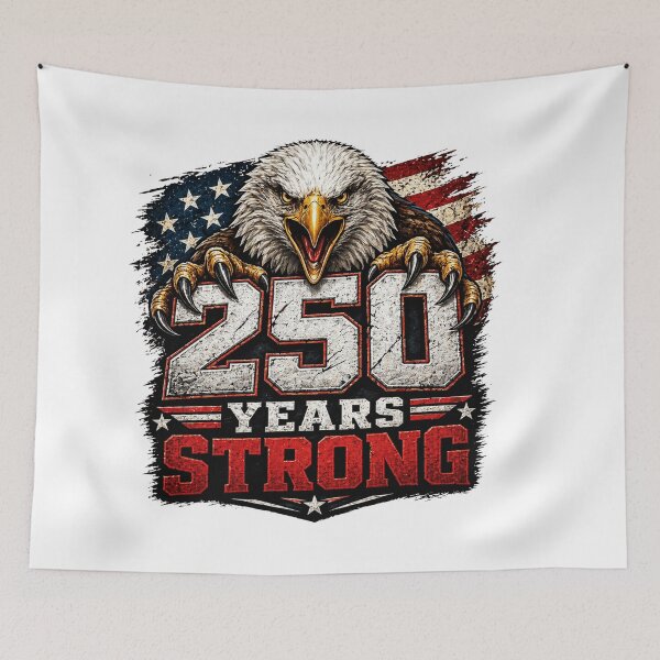 Item preview, 250 Years Strong Patriotic Eagle America 250 designed and sold by BestKindStudio.