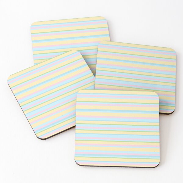 Item preview, Bonito estampado de rayas en tonos pastel designed and sold by kindacute-shop.