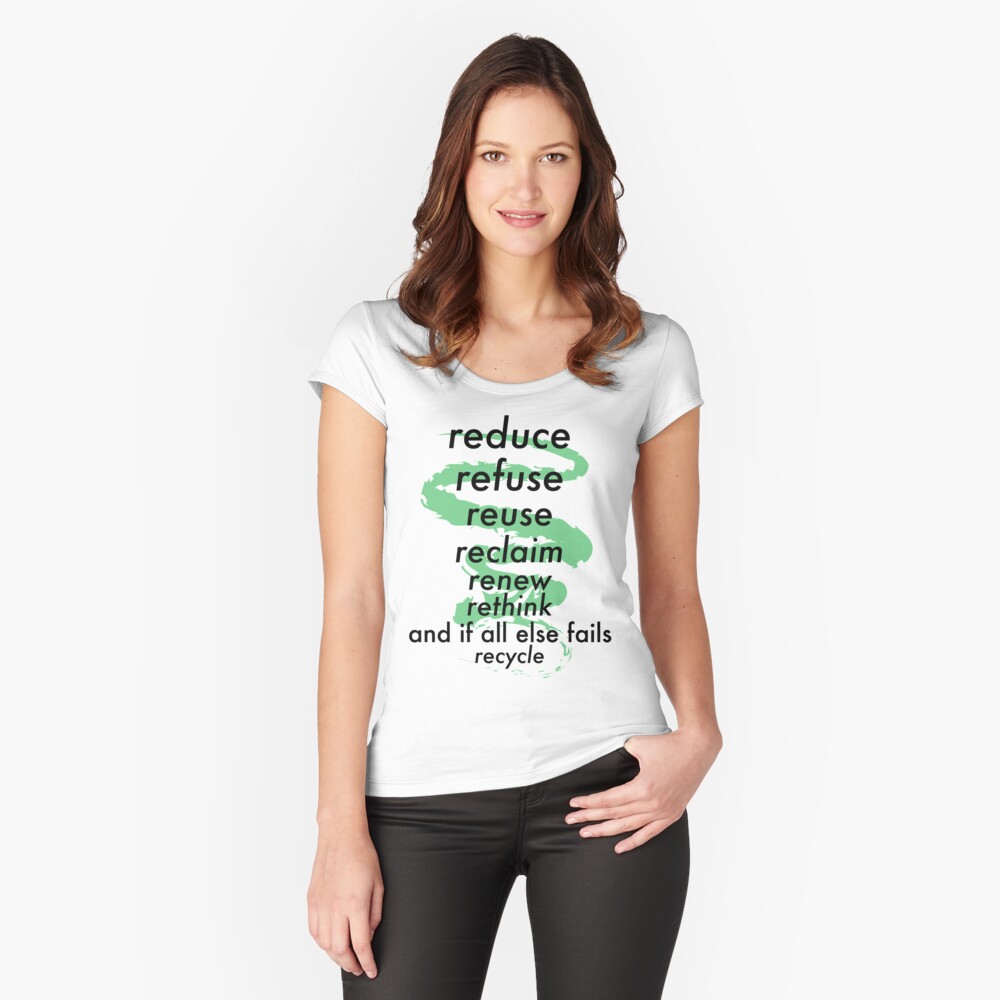 Item preview, Fitted Scoop T-Shirt designed and sold by ja9schroedter.