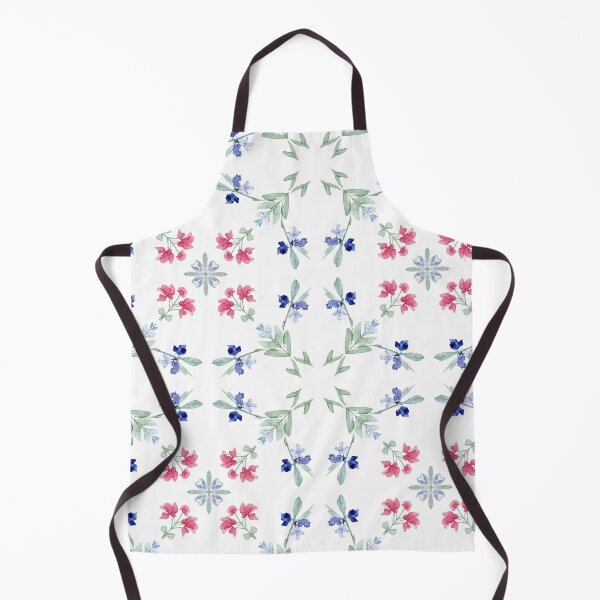 Item preview, ​Geometric Floral Watercolor Pattern designed and sold by wissal.studio.