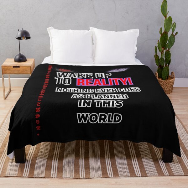 Item preview, Wake Up To Reality Madara Anime Quote designed and sold by @Elegantcreatures ⭐ ⭐ ⭐ ⭐ ⭐.