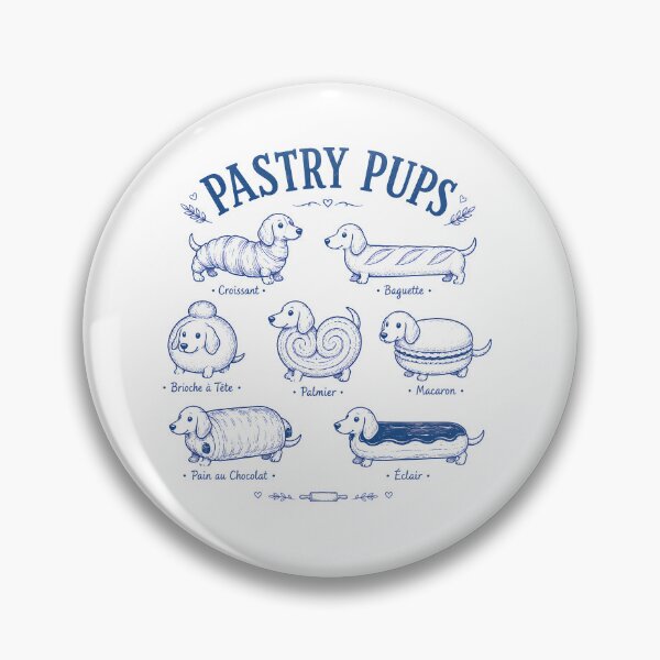 Item preview, Pastry Pups Dachshund Cute designed and sold by zoes-ink.