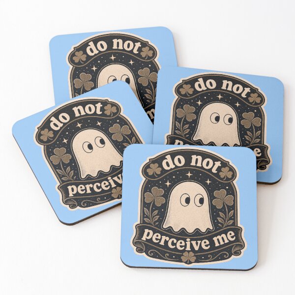 Item preview, Vintage lucky clover Do Not Perceive Me designed and sold by logicfun.