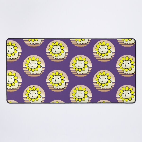 Item preview, Kawaii Capybara with Sunflower on its Head | Cute Animal Design for Adorable Lovers designed and sold by AstronautMerch.