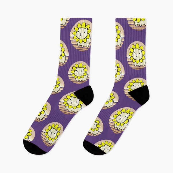 Item preview, Kawaii Capybara with Sunflower on its Head | Cute Animal Design for Adorable Lovers designed and sold by AstronautMerch.