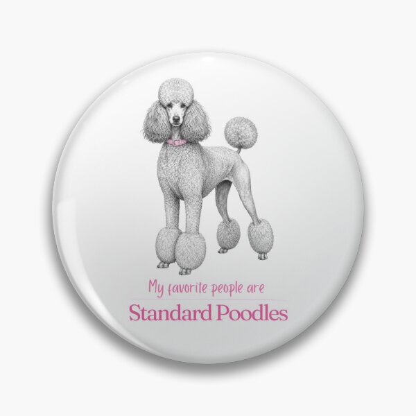 Item preview, My Favorite People Are Standard Poodles | Poodle Mom Dad Gift | Standard Poodle Christmas Gift | Birthday Gift | Show Cut Shirt Mug designed and sold by The Frog.