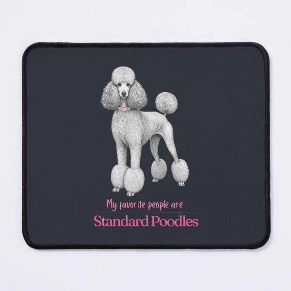 Item preview, My Favorite People Are Standard Poodles | Poodle Mom Dad Gift | Standard Poodle Christmas Gift | Birthday Gift | Show Cut Shirt Mug designed and sold by The Frog.