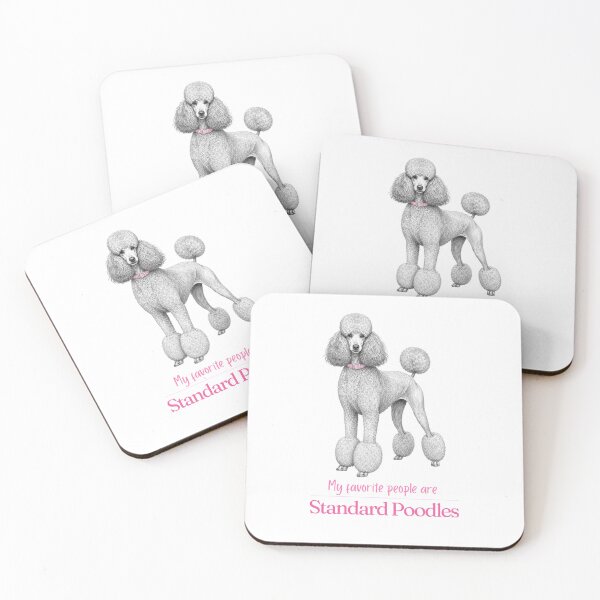 Item preview, My Favorite People Are Standard Poodles | Poodle Mom Dad Gift | Standard Poodle Christmas Gift | Birthday Gift | Show Cut Shirt Mug designed and sold by The Frog.