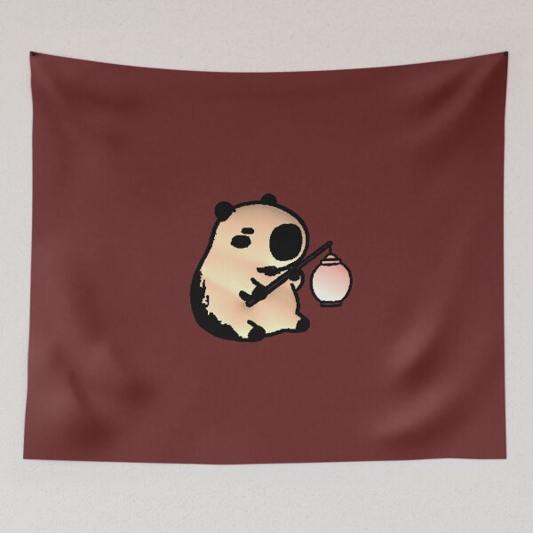 Item preview, Kawaii Capybara Sitting with Honey Pot | Adorable and Sweet Cute Animal Design designed and sold by AstronautMerch.