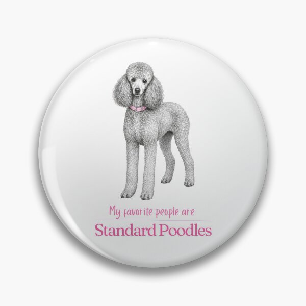 Item preview, My Favorite People Are Standard Poodles | Poodle Mom Dad Gift | Standard Poodle Christmas Gift | Birthday Gift | Natural Coat Shirt Mug designed and sold by The Frog.