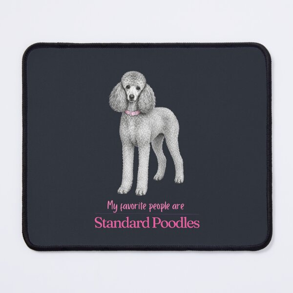 Item preview, My Favorite People Are Standard Poodles | Poodle Mom Dad Gift | Standard Poodle Christmas Gift | Birthday Gift | Natural Coat Shirt Mug designed and sold by The Frog.