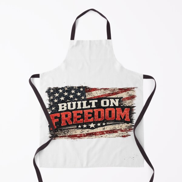 Item preview, Built On Freedom Patriotic American Flag Design designed and sold by BestKindStudio.