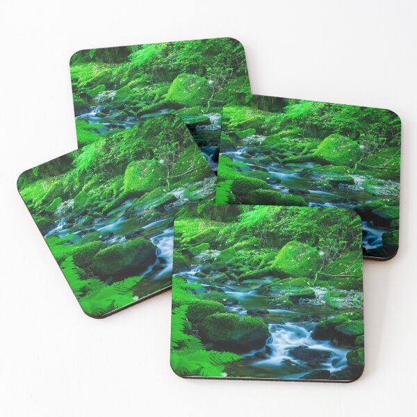 Item preview, Mossy Forest Stream | Killarney National Park Ireland Landscape designed and sold by TheHikersEye.