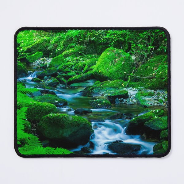 Item preview, Mossy Forest Stream | Killarney National Park Ireland Landscape designed and sold by TheHikersEye.