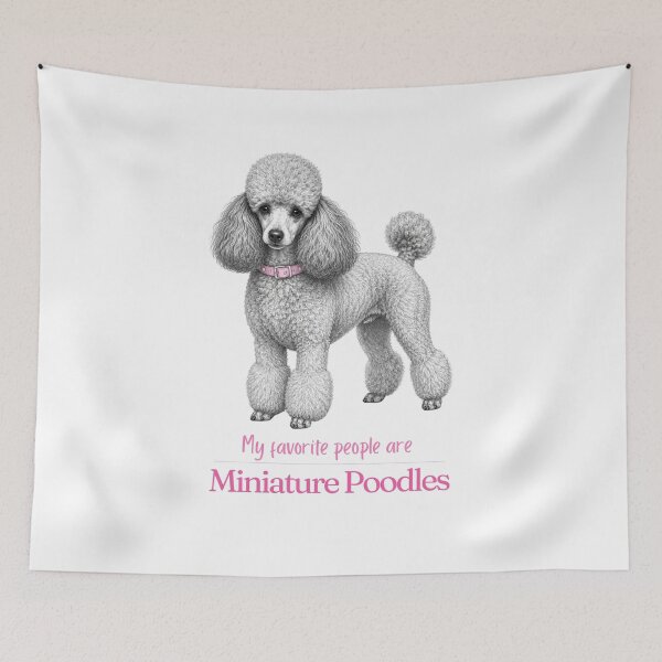 Item preview, My Favorite People Are Miniature Poodles | Mini Poodle Mom Dad Gift | Miniature Poodle Christmas Gift | Birthday Gift | Show Cut Shirt Mug designed and sold by The Frog.