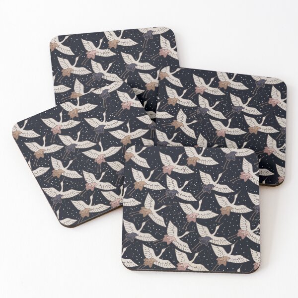 Item preview, Vintage Asian-Inspired Elegant Birds Pattern In Flight  designed and sold by DEC02.
