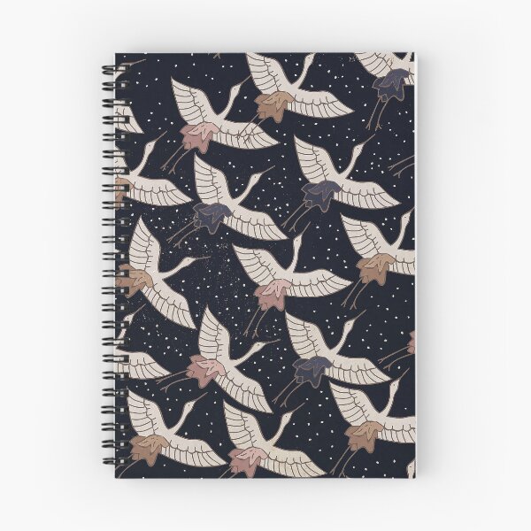 Item preview, Vintage Asian-Inspired Elegant Birds Pattern In Flight  designed and sold by DEC02.
