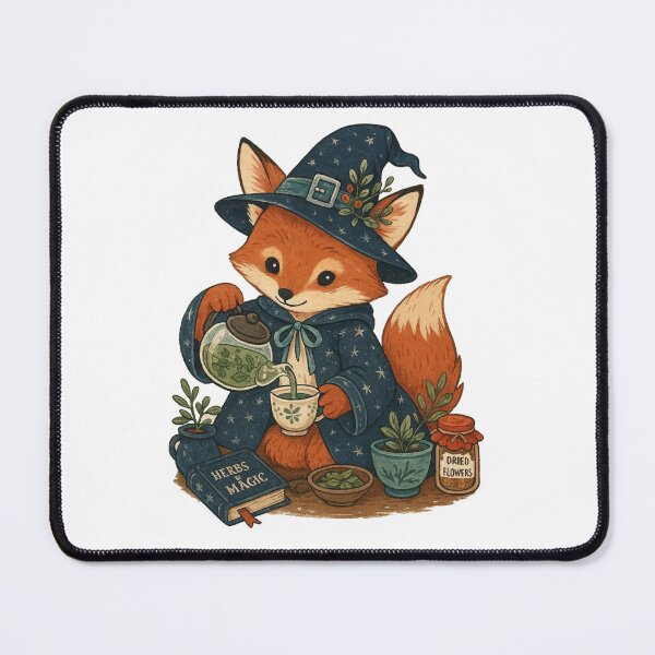 Item preview, Fox Witchy Magic Herbal Tea designed and sold by AtlantiqArt.