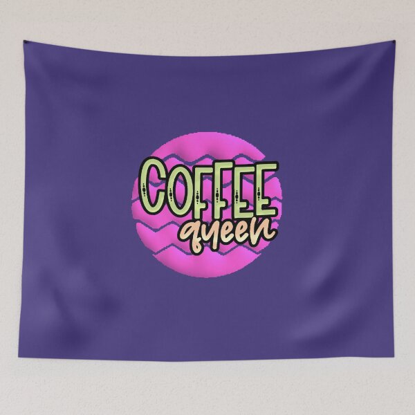 Item preview, Coffee Queen | Elegant Typography for Coffee Lovers and Coffee Lover Style designed and sold by AstronautMerch.