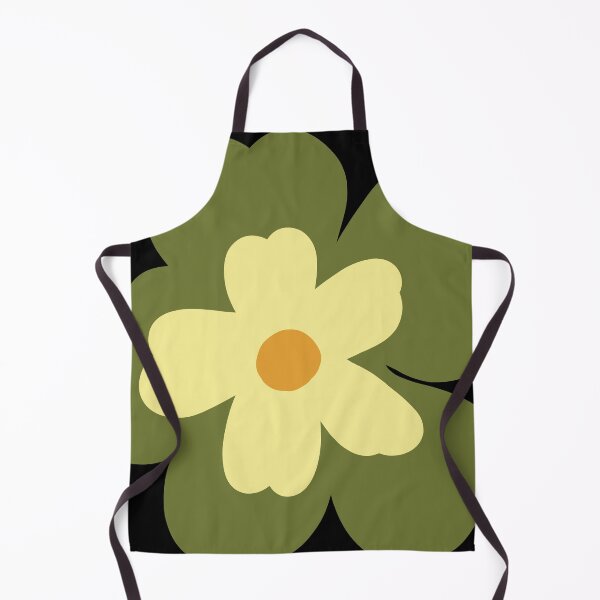 Item preview, Bold Nordic Green Yellow Flower print designed and sold by Ailiida.