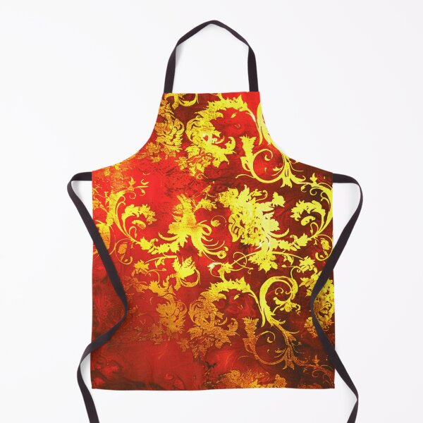 Item preview, Asian-Inspired Vintage Red And Golden Abstract Designs designed and sold by DEC02.