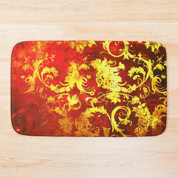 Item preview, Asian-Inspired Vintage Red And Golden Abstract Designs designed and sold by DEC02.