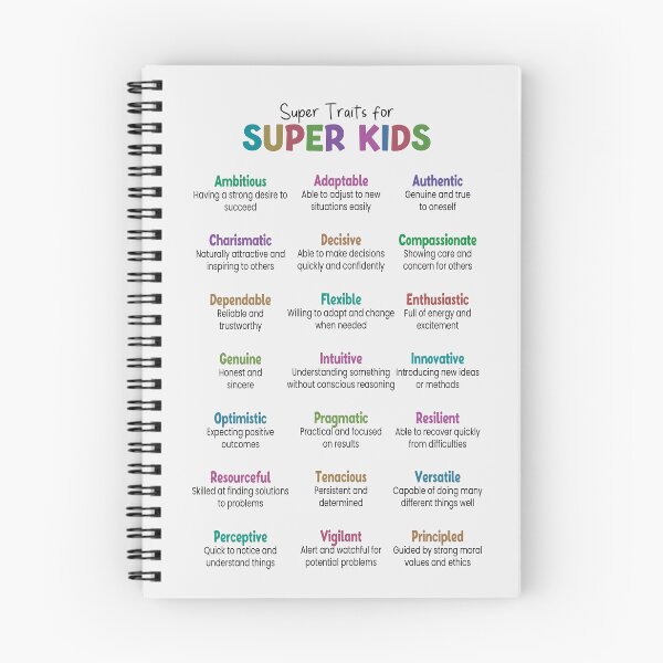 Item preview, Copy of Super traits for Super Kids - 2 designed and sold by VISUAL EDUCATION HUB.
