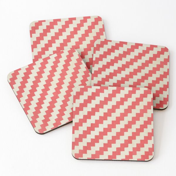 Item preview, RED & WHITE  ZIG ZAG designed and sold by THE GOOD FIND.