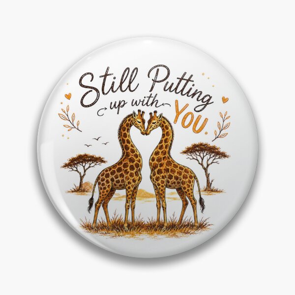 Artikelvorschau, Lustiges Giraffen-Jubiläumsgeschenk für Paare entworfen und verkauft von Gentlestate.