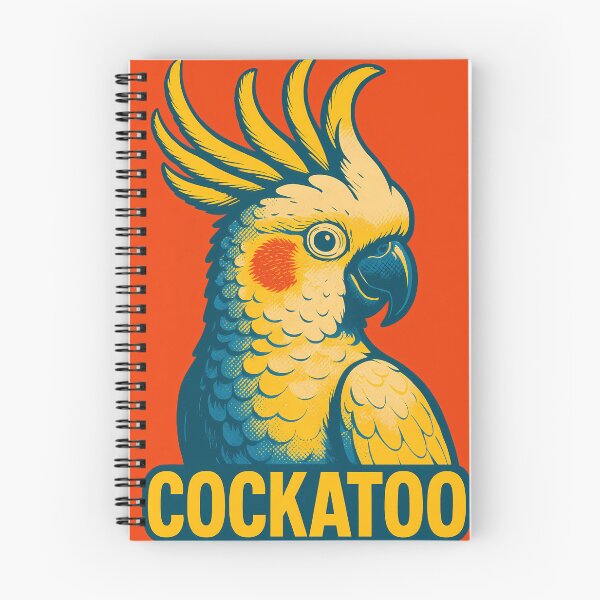 Item preview, Retro Pop Art Poster Illustration of a Cockatoo | Bold Tropical Bird Print with Vibrant Crest Feathers, Exotic Wildlife Charm & Vintage Nature Wall Art Decor designed and sold by PaintedPixels01.